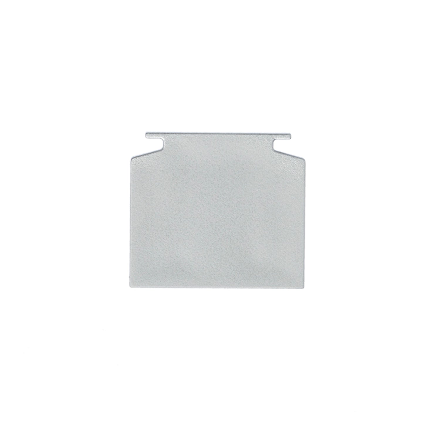 RENDL 3-circuit track system EUTRAC end cap for 3-circuit track silver grey R11309 3