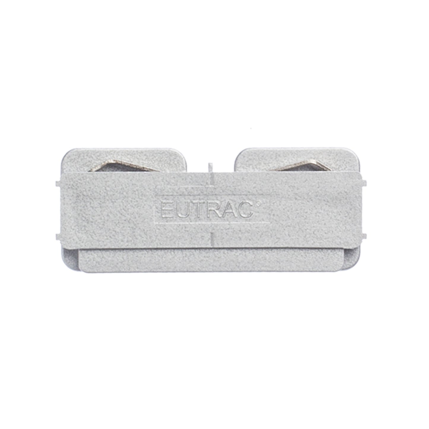 RENDL 3-circuit track system EUTRAC straight joint, electrical silver grey 230V R11319 2