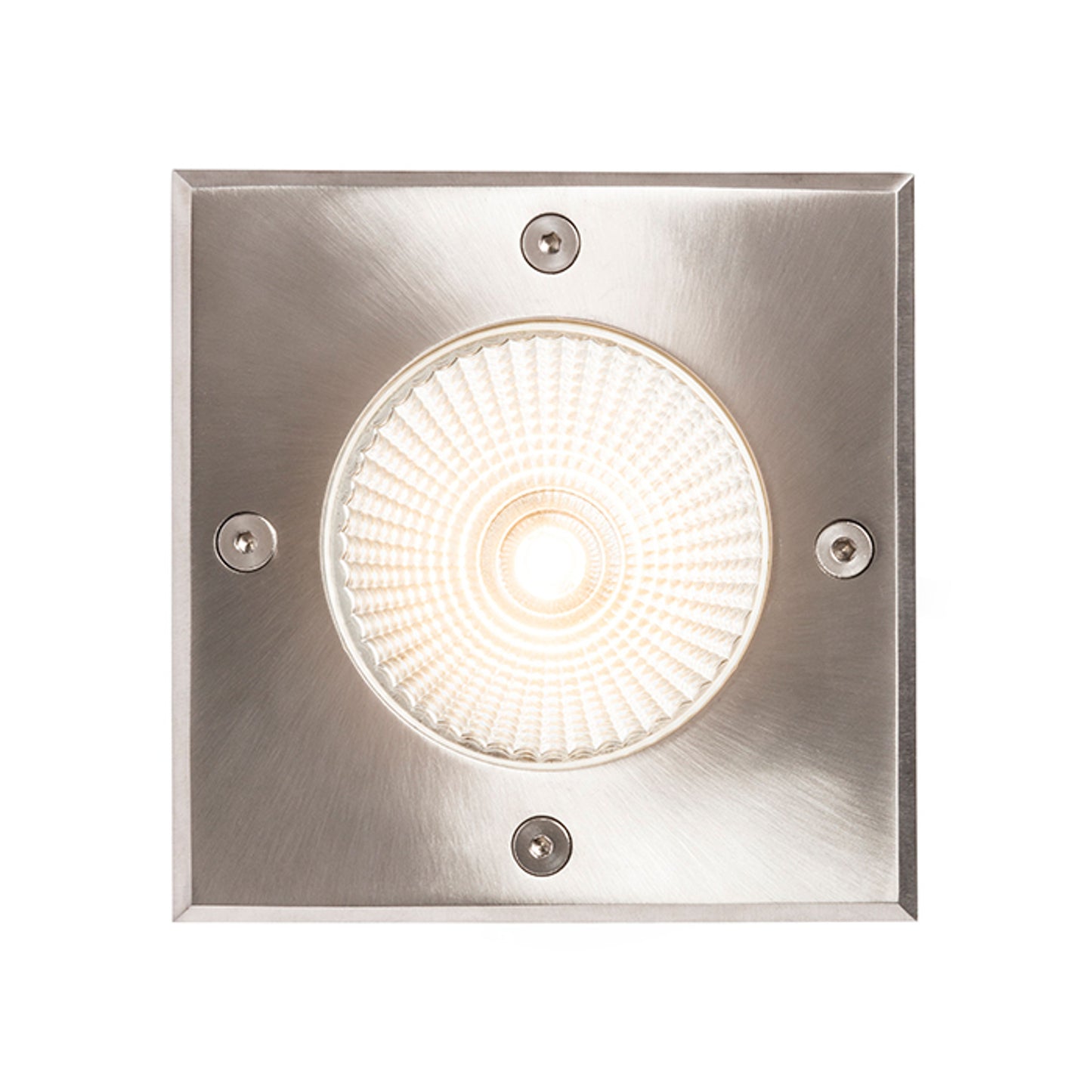 RENDL outdoor lamp RIZZ SQ 125 stainless steel 230V LED 7W 41° IP67 3000K R11962 9