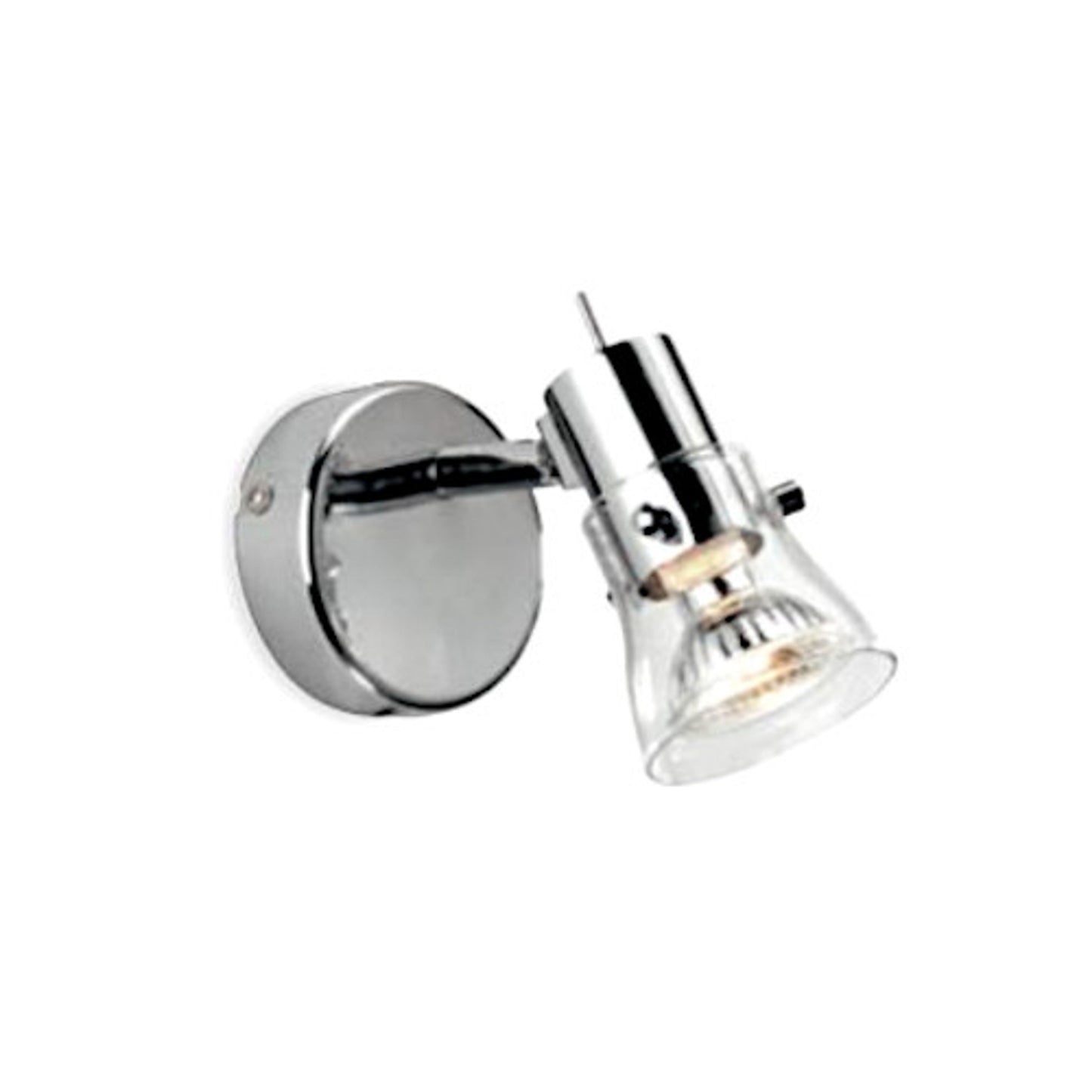 RENDL Outlet POLAR I wall chrome/clear glass 230V GU10 50W SPT100 1