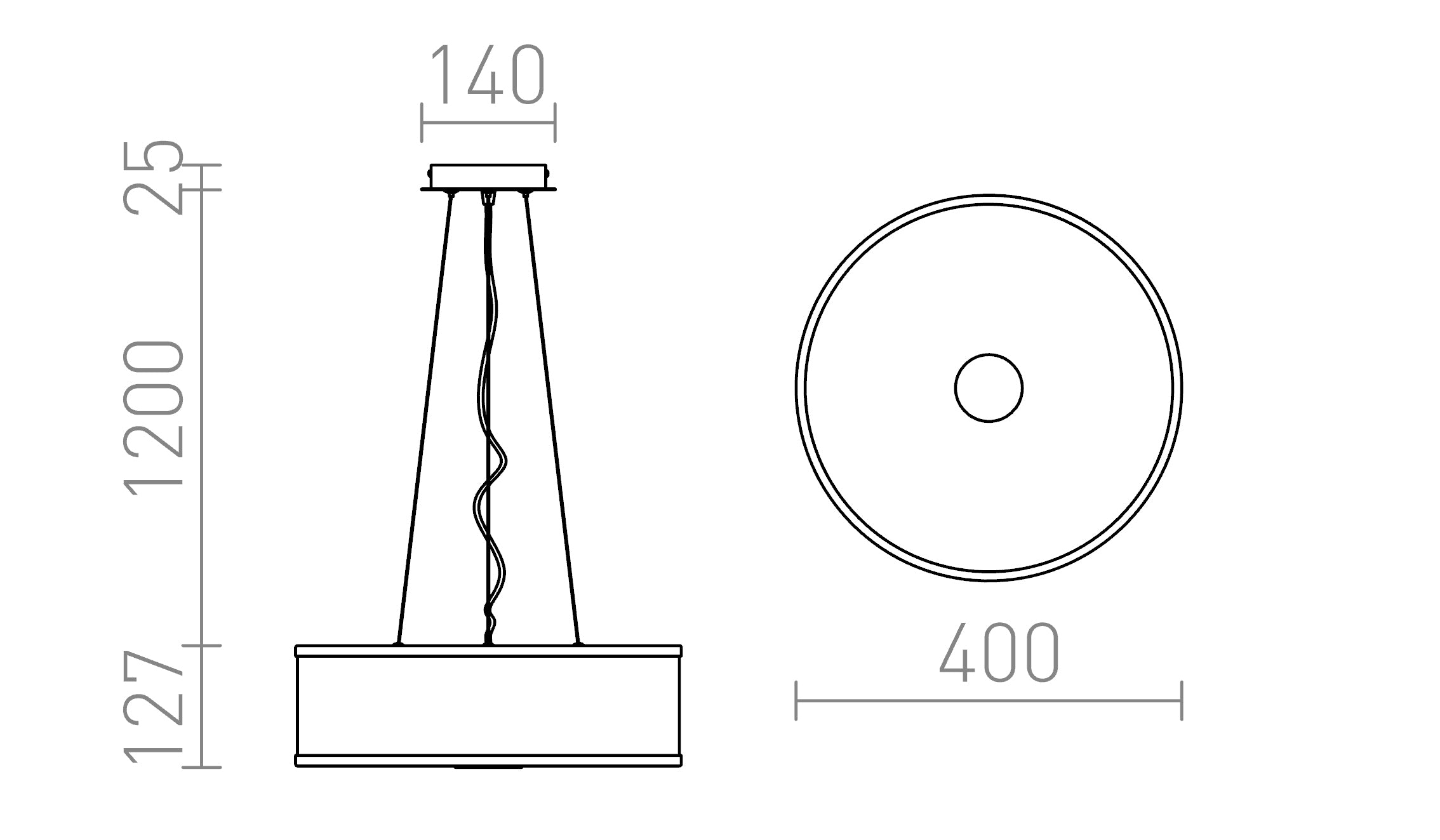 CASSABLANCA SOSPENSIONE - Product sketch