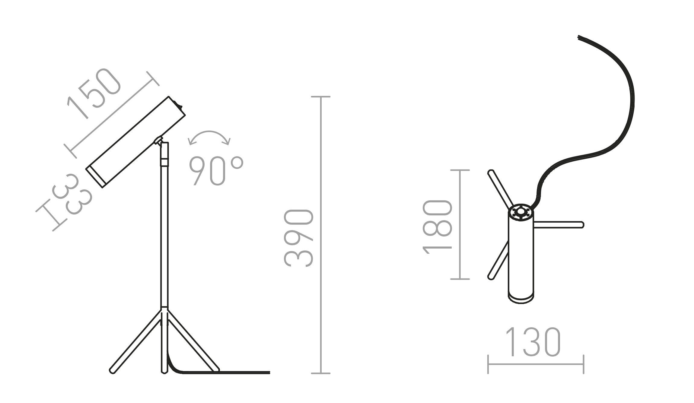 COZY TAVOLO - Product sketch