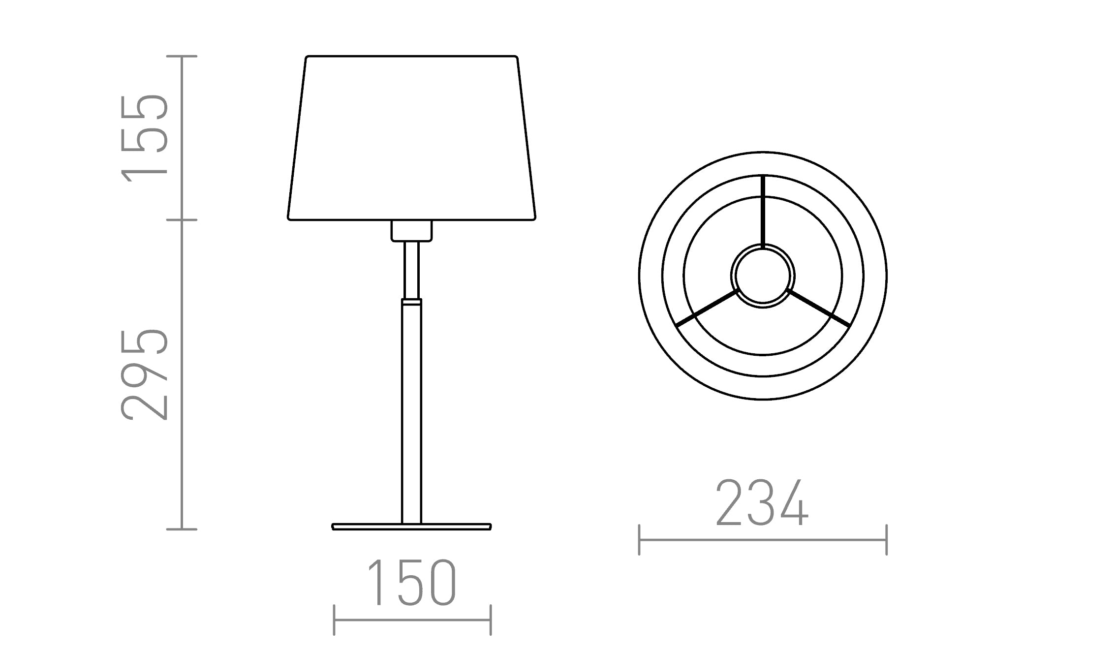 BROADWAY TAVOLO - Product sketch