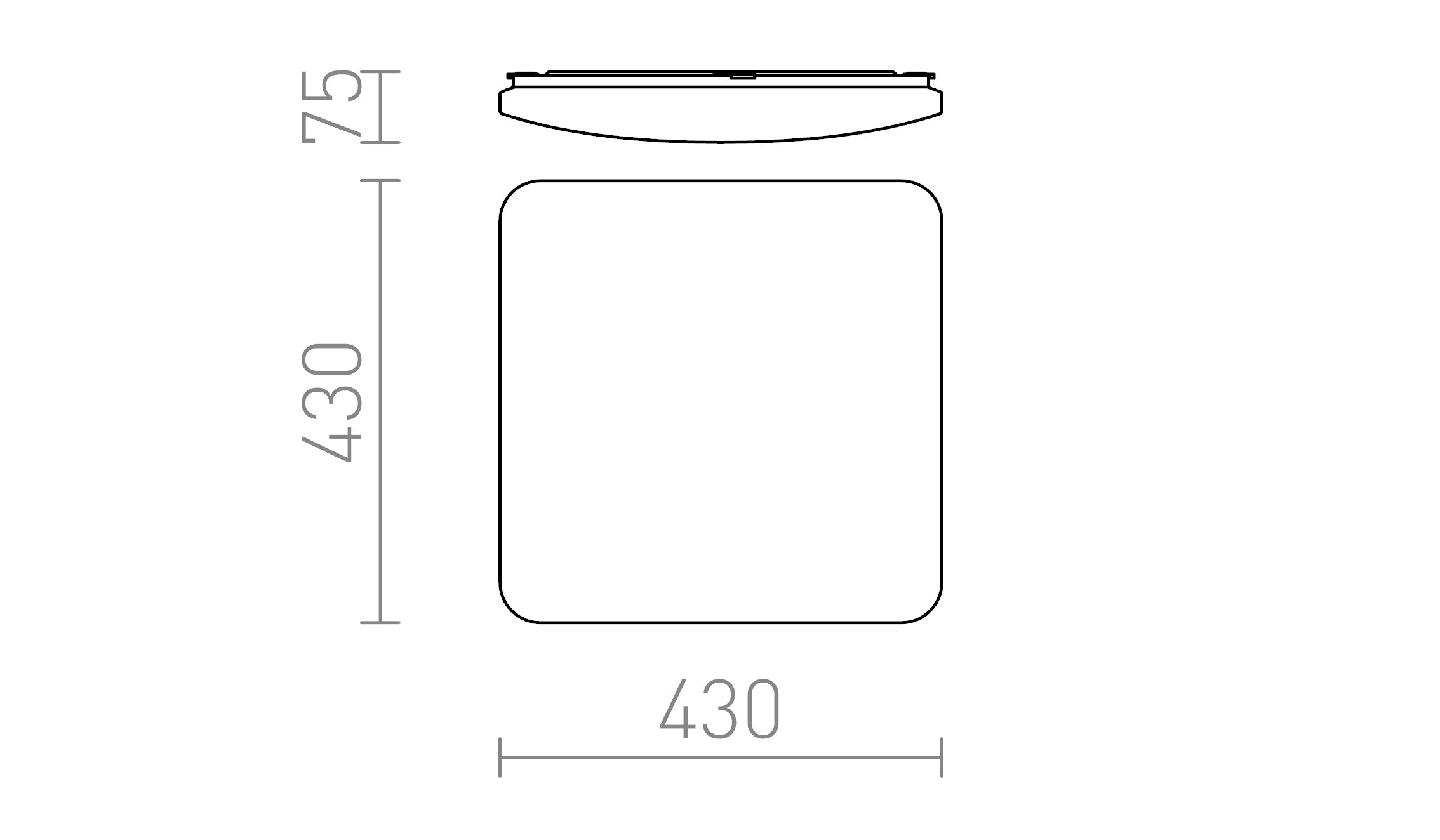 SEMPRE SQ 43 SENSORE - Product sketch