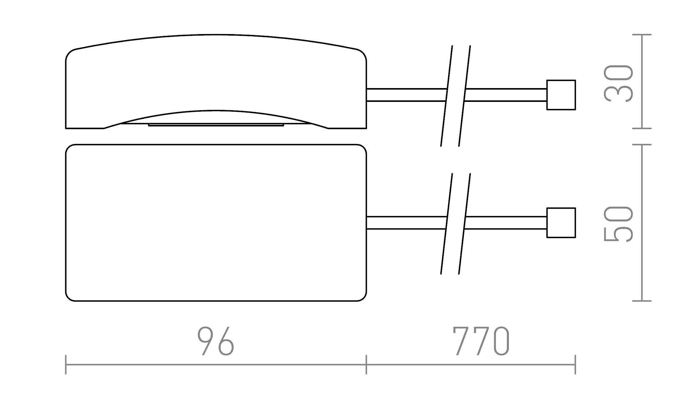 SENSORE DA INCASSO - Product sketch