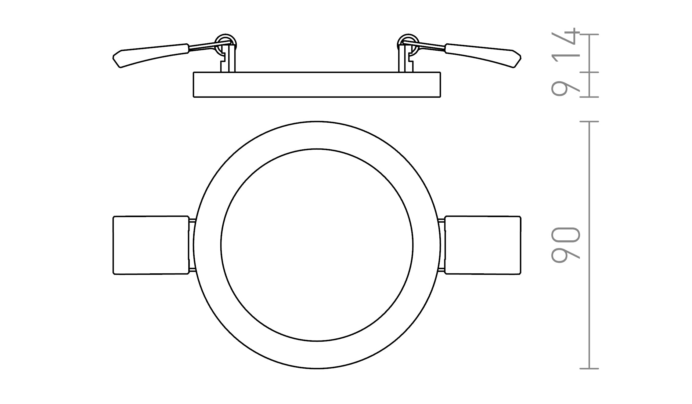 HUE R 9 INCASSO - Product sketch