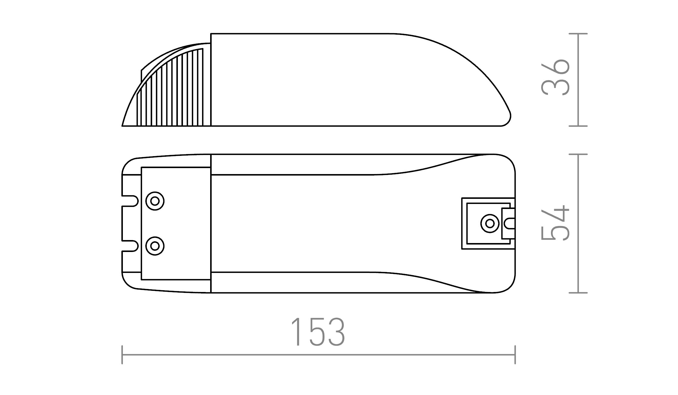 TRASFORMATORE 12V 150 - Product sketch
