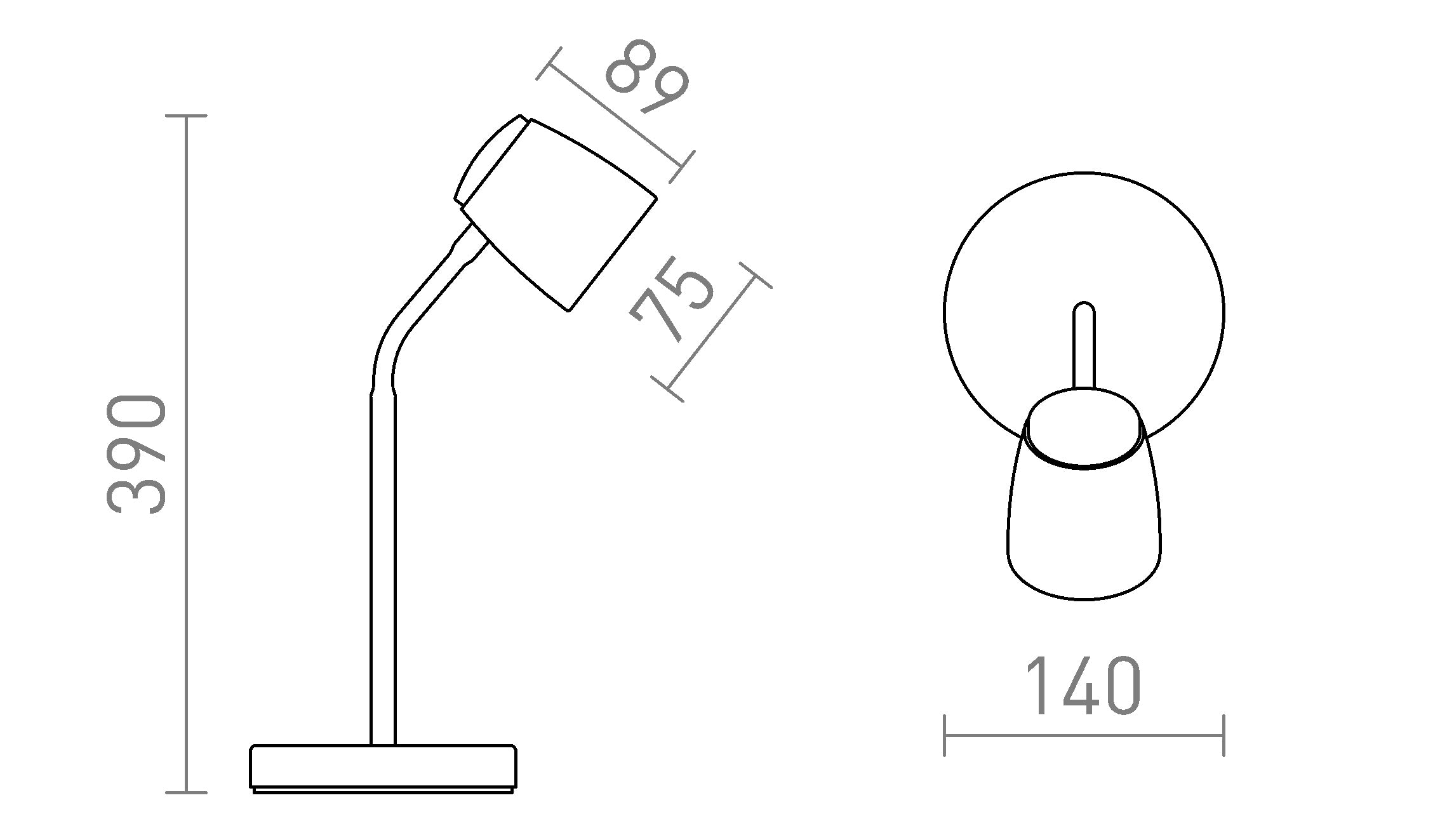 JOLI DA TAVOLO - Product sketch