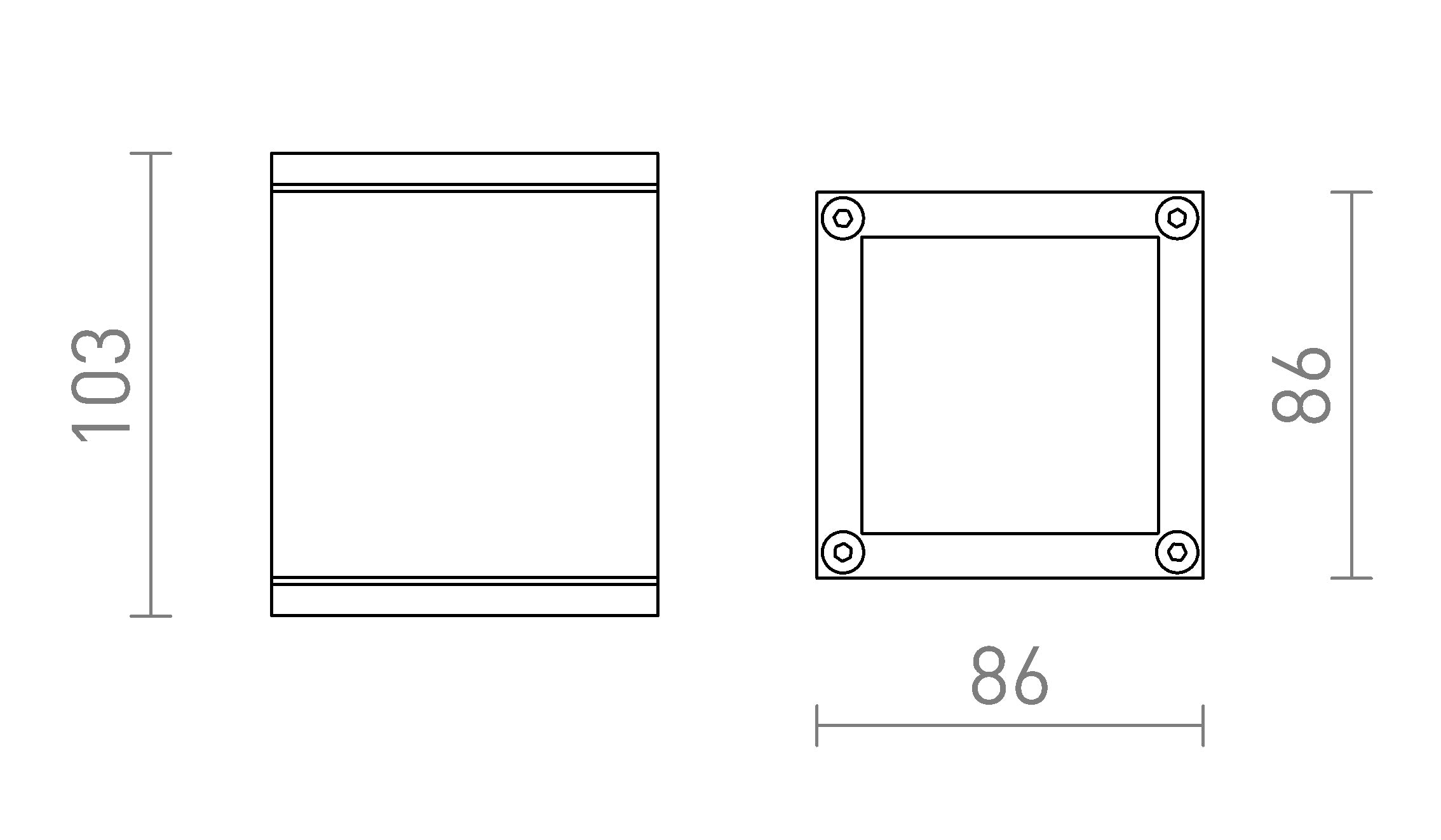 KEIG  Deckenleuchte lampe - Product sketch