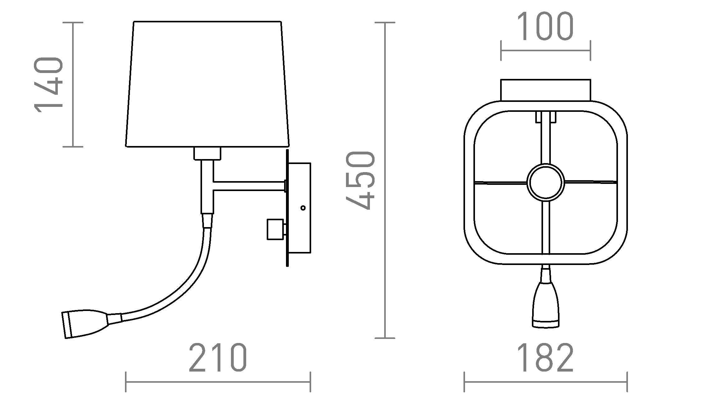 PERTH DA PARETE - Product sketch
