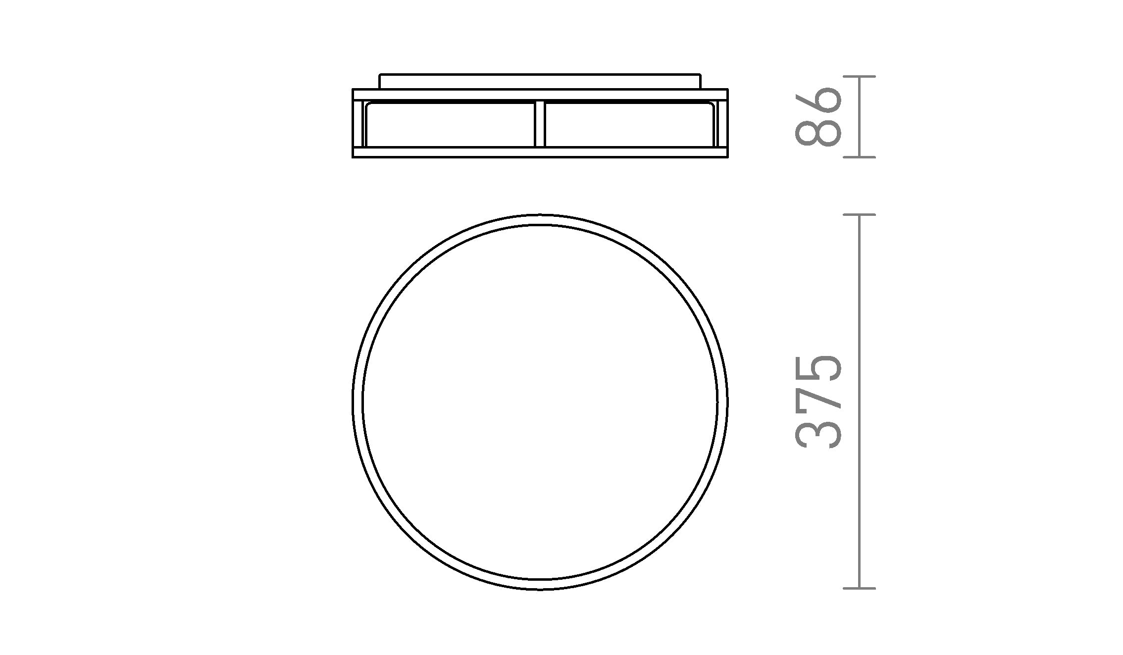 GRNADE LED 35 - Product sketch