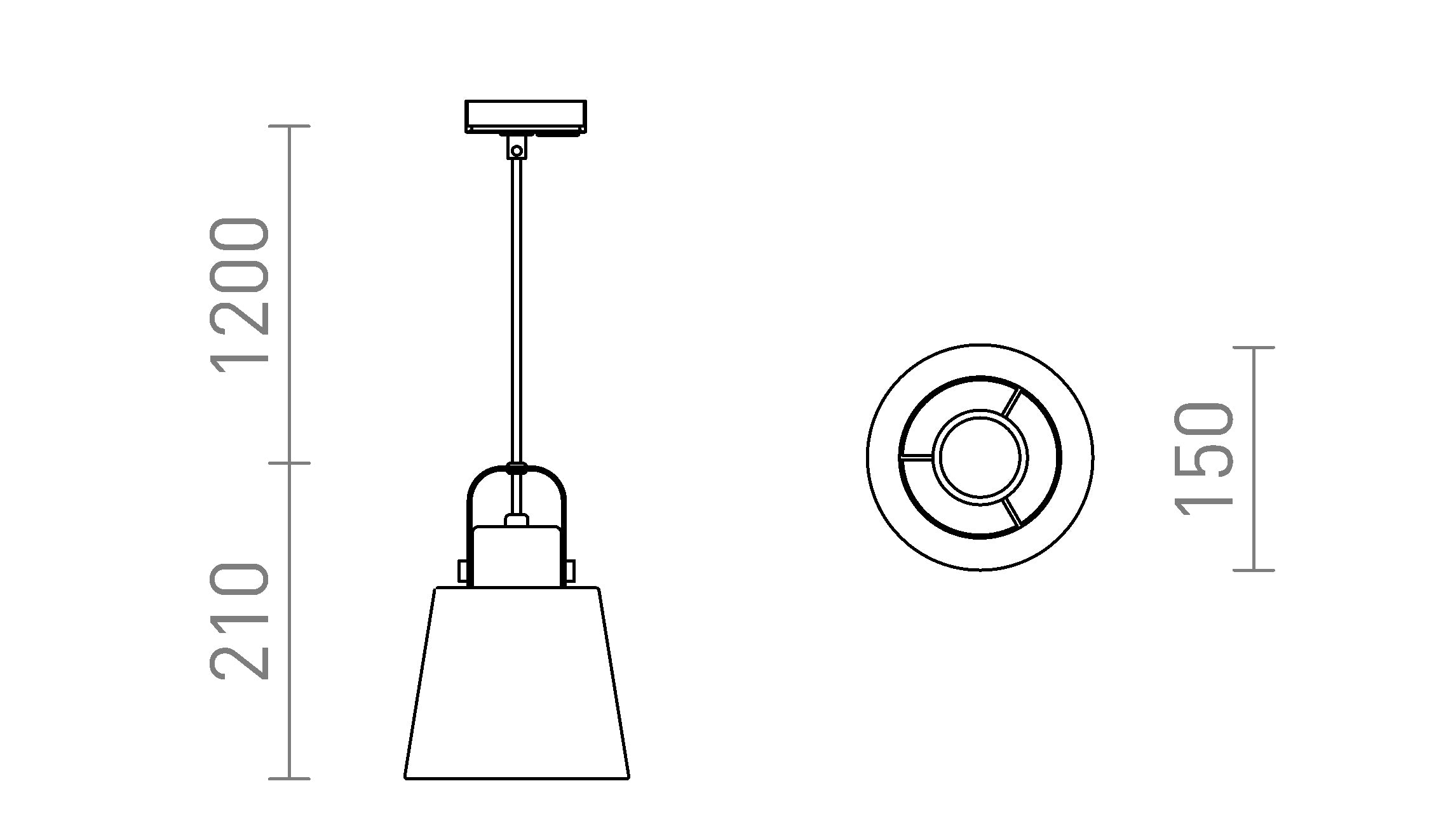 CHOUPETTE PER BINARIO MONOFASE - Product sketch
