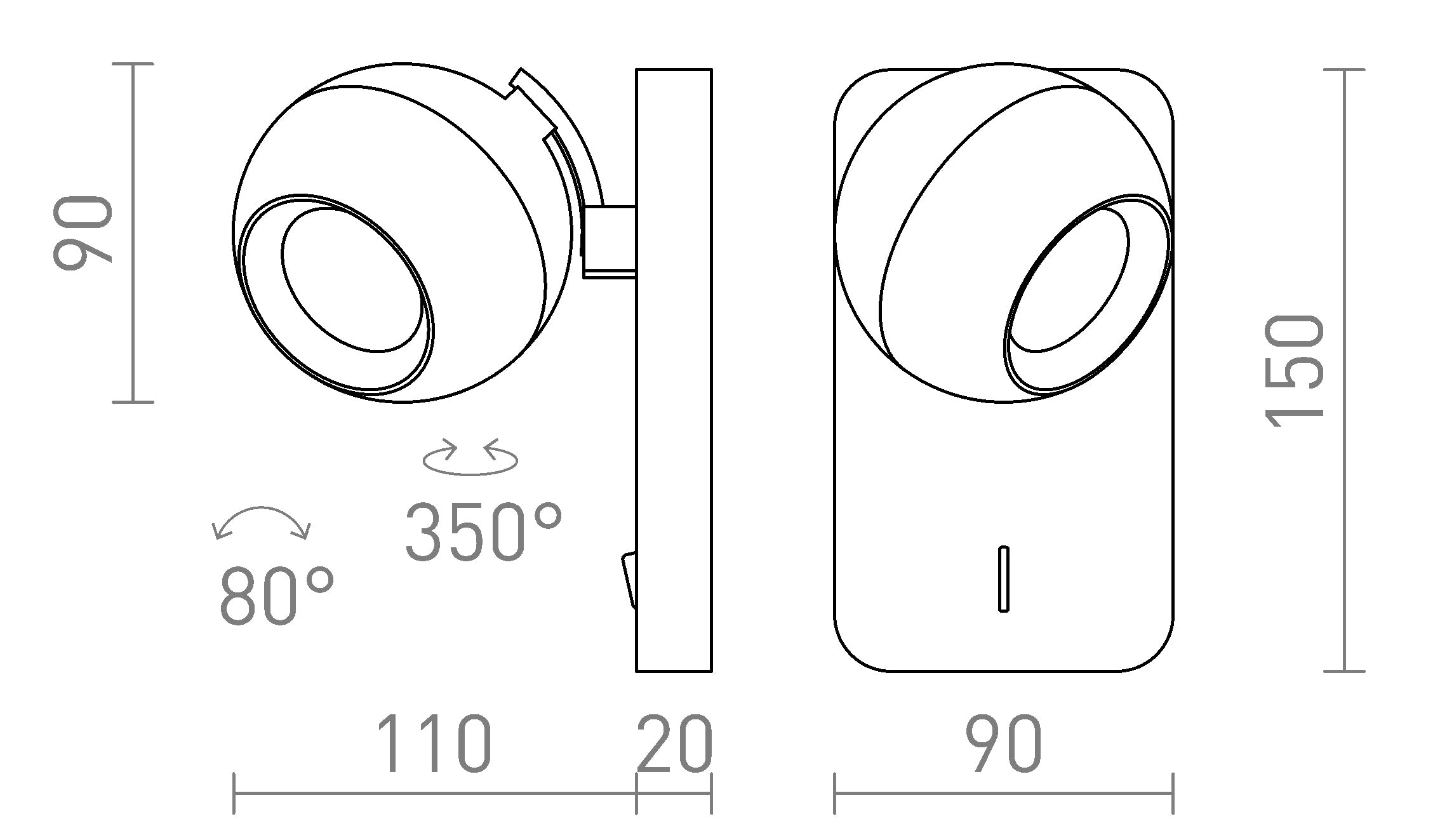 SIENA DA PARETE - Product sketch