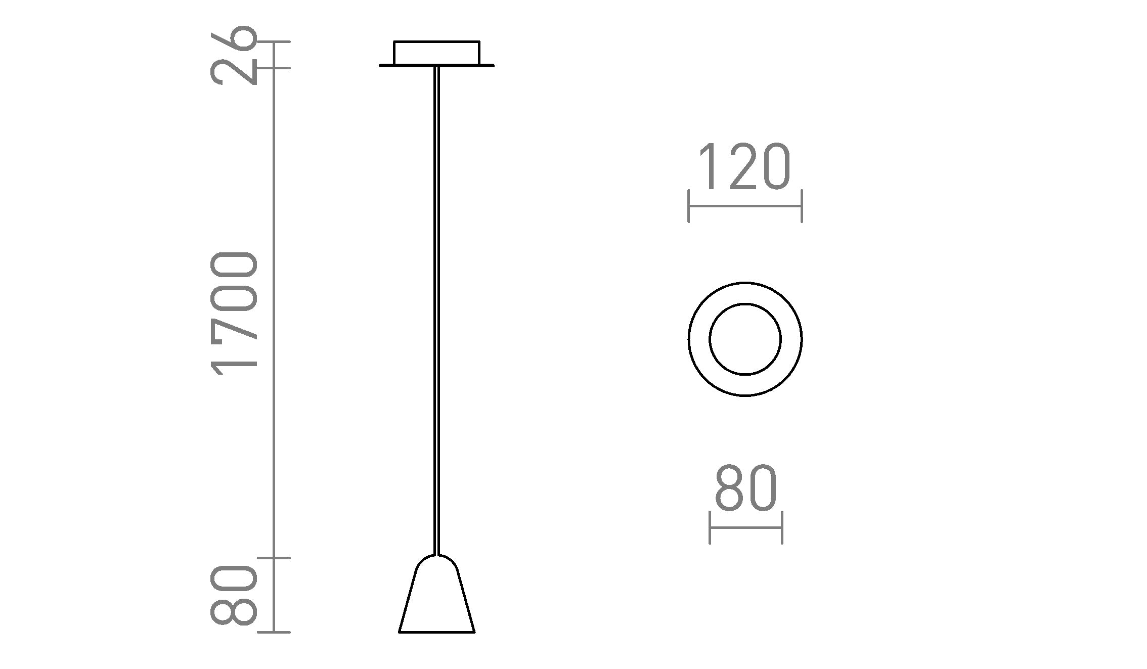 STIG SOSPENSIONE - Product sketch
