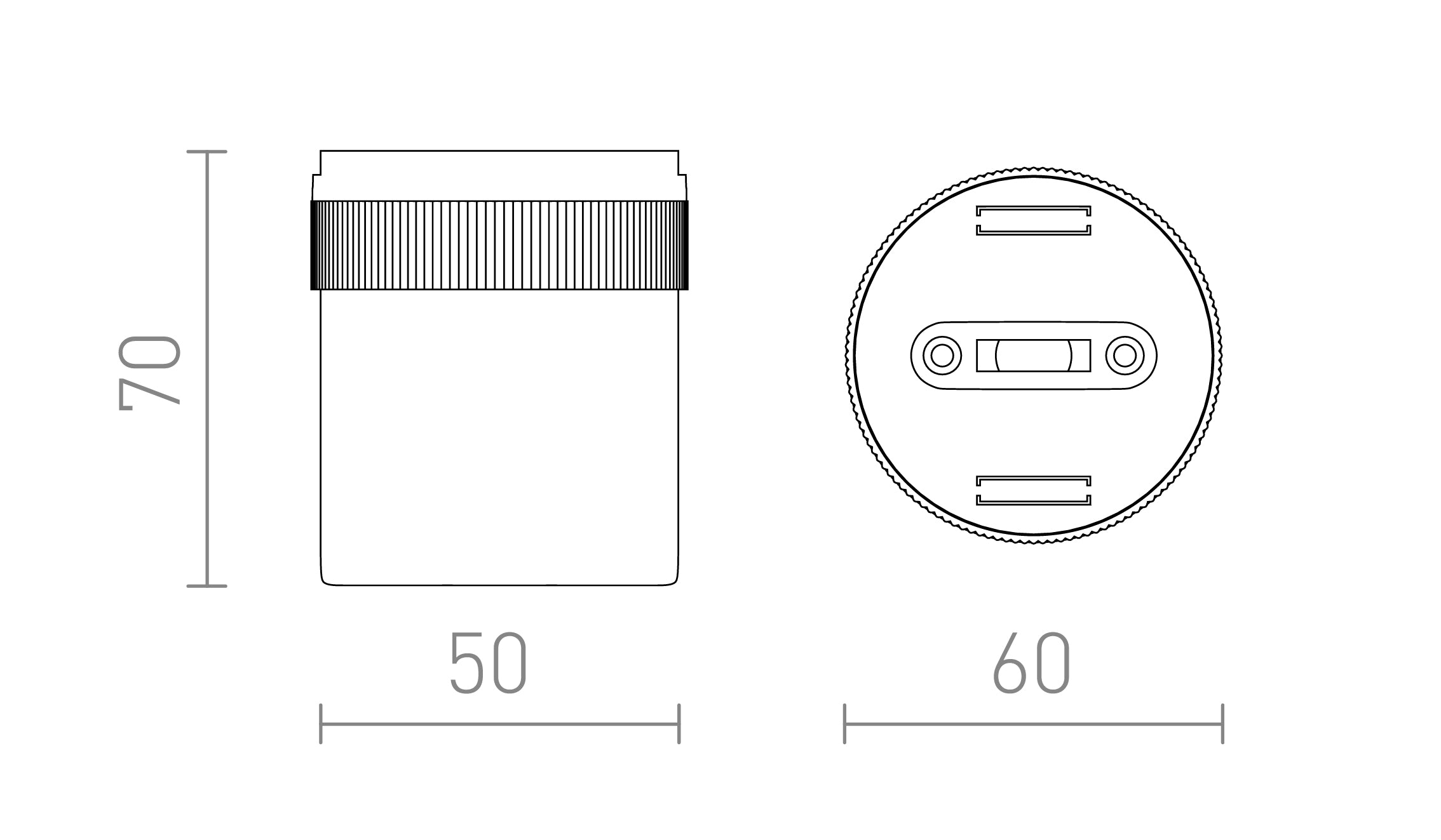SUPPORTO WAVE  - Product sketch