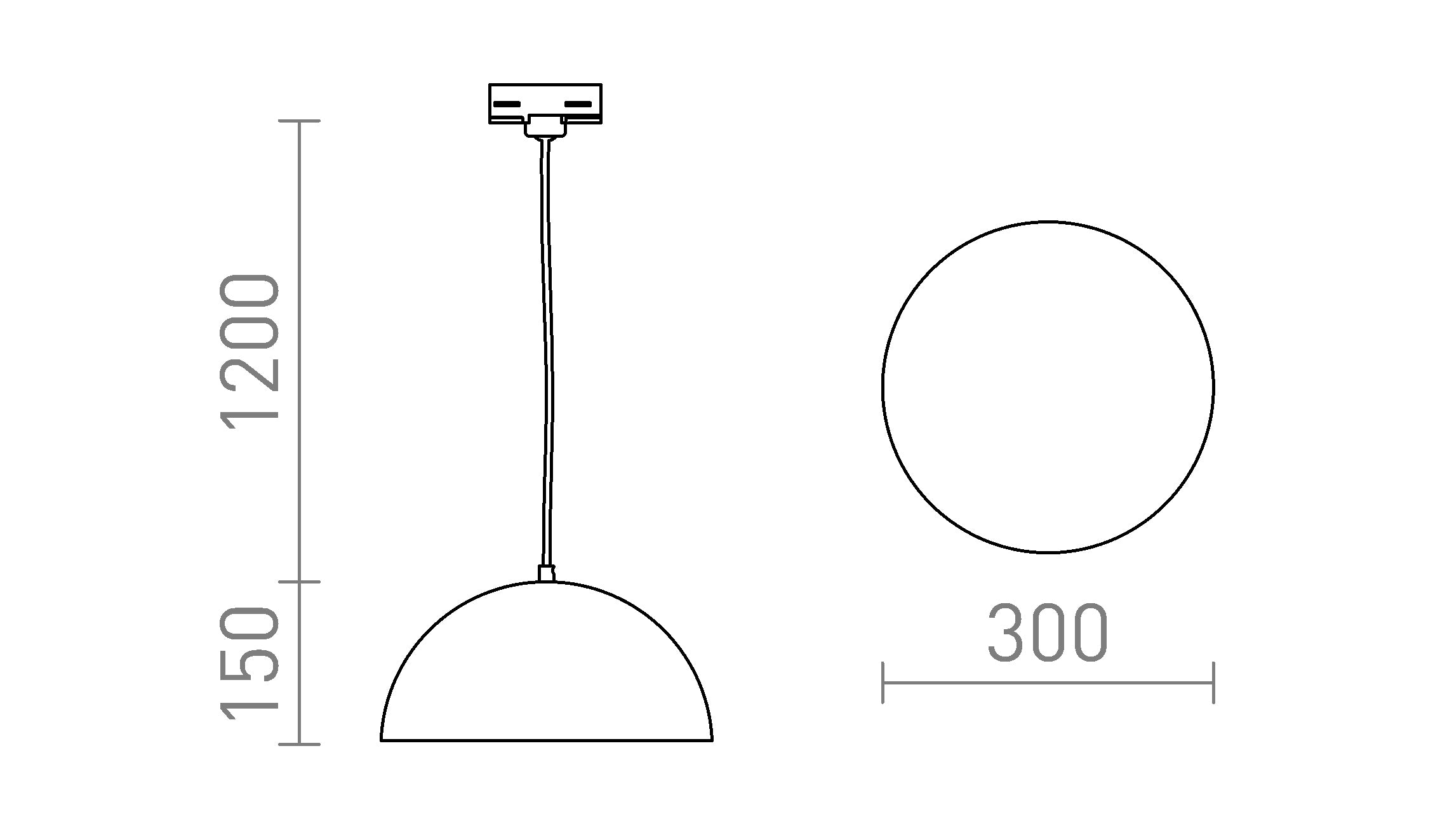 GLADYS 30 PER BINARIO TRIFASE - Product sketch