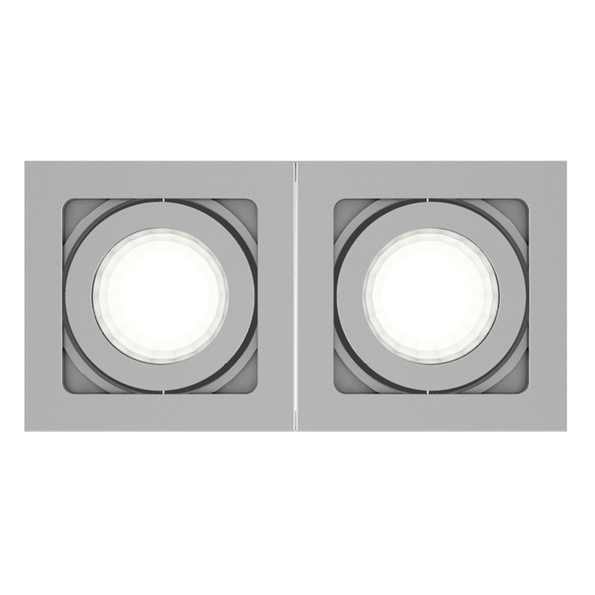 RENDL surface mounted lamp BERIT II ceiling aluminum 230V GU10 2x50W R10120 2