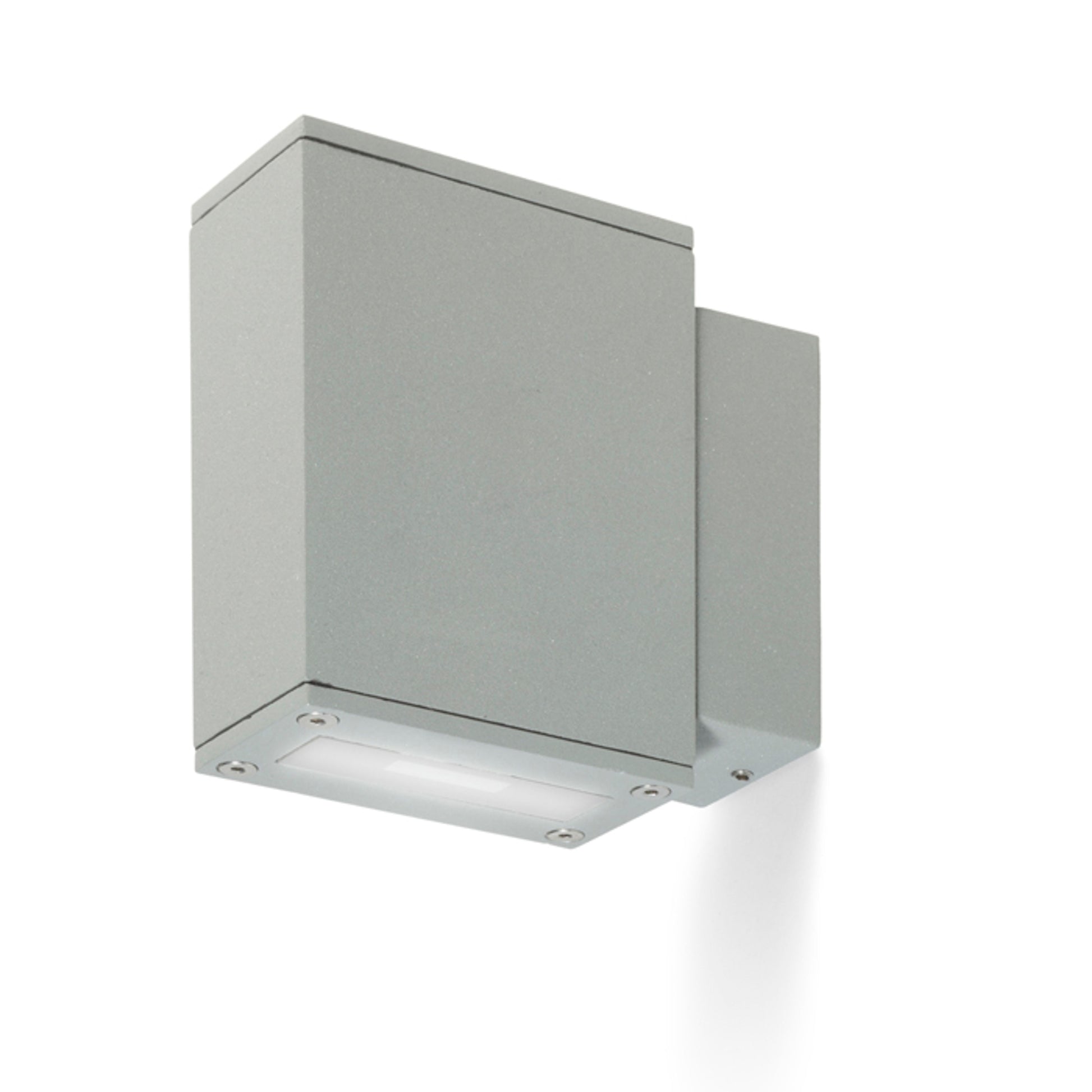 RENDL Outlet DIXIE 4x12 wall silver grey 230V/700mA LED 2x3W 48° IP54 3000K R10356 1
