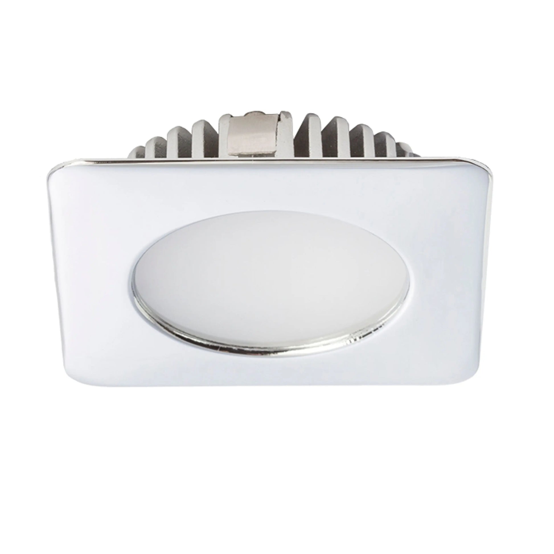 RENDL recessed light INEZ SQ   chrome 12V= LED 3W IP44  3000K R10587 3