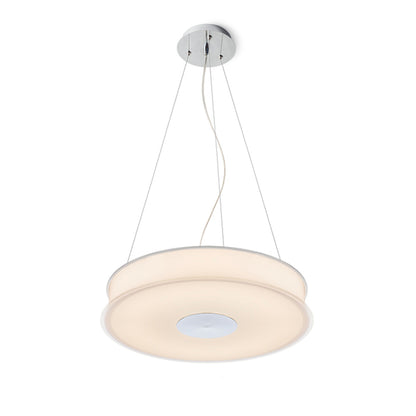 RENDL pendant lamp ASTERI pendant  satinated glass/chrome 230V 2GX13 40W R10626 2