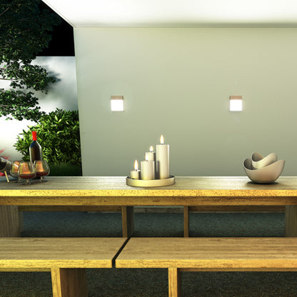 RENDL outdoor lamp VERIA wall silver grey 230V LED 6W 116° IP54 3000K R11169 4