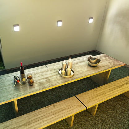 RENDL outdoor lamp VERIA wall silver grey 230V LED 6W 116° IP54 3000K R11169 5