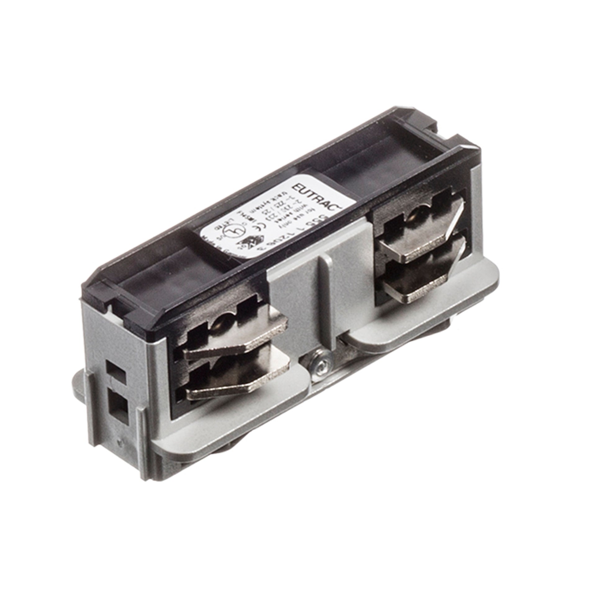 RENDL 3-circuit track system EUTRAC straight joint, electrical silver grey 230V  R11319 3