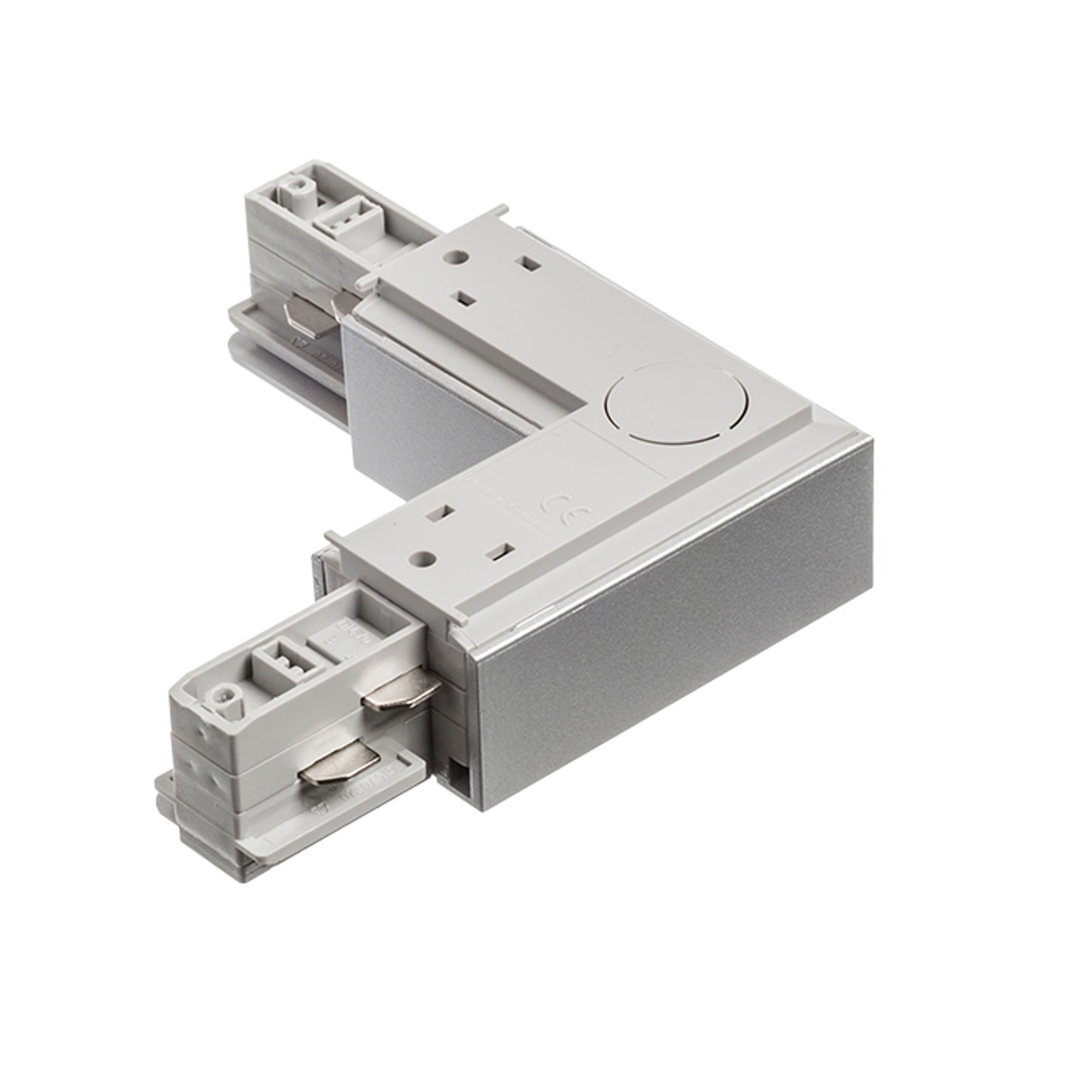 RENDL 3-circuit track system EUTRAC L connector outer polarity silver grey 230V  R11325 3