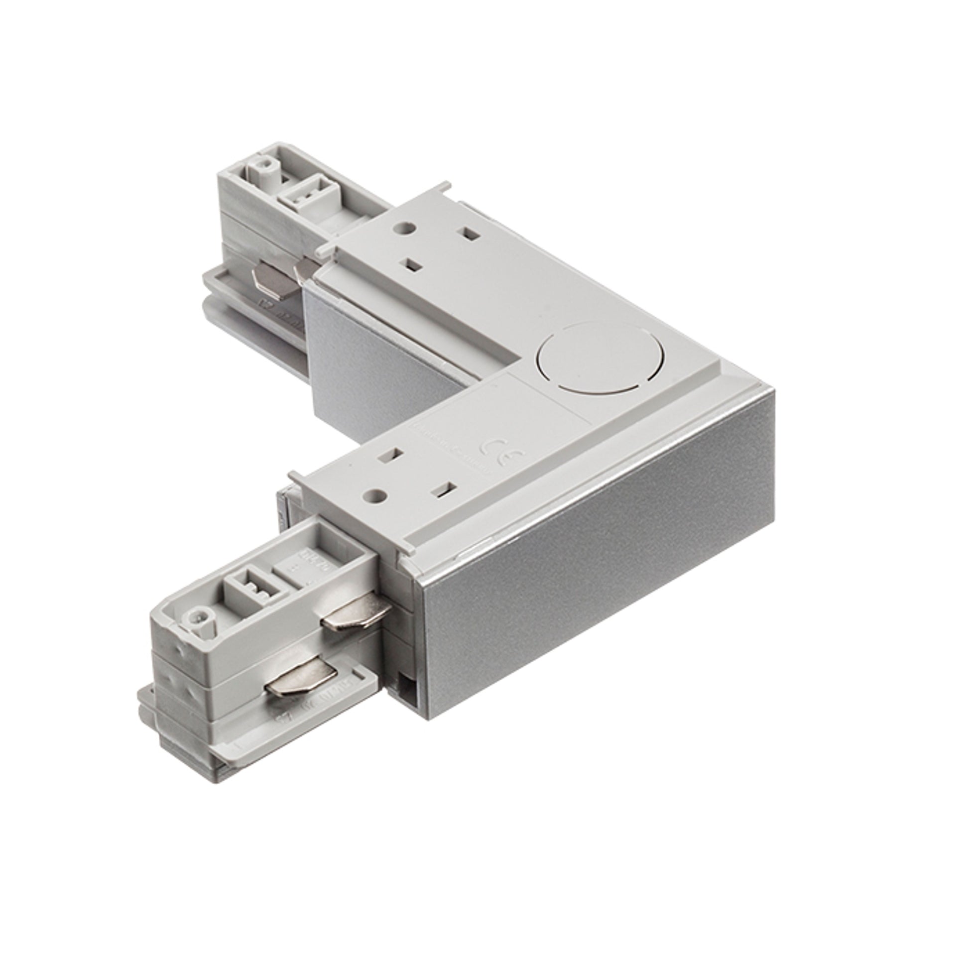 RENDL 3-circuit track system EUTRAC L connector outer polarity silver grey 230V  R11325 3