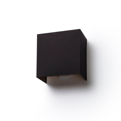 RENDL wall lamp LOPE W 25/14 wall  Polycotton black/copper foil 230V LED E27 15W R11377 1