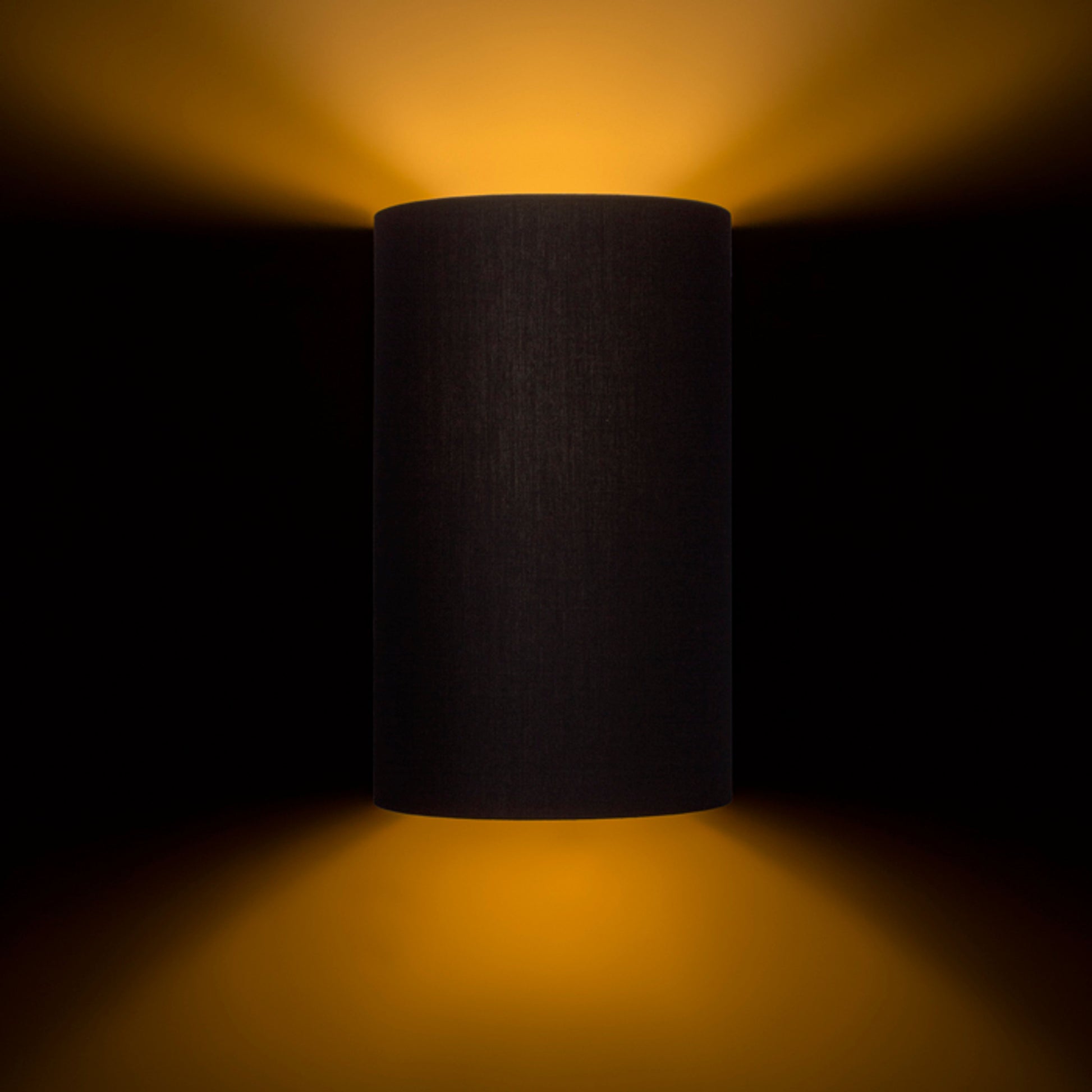 RENDL wall lamp RON W 15/25 wall  Polycotton black/golden foil 230V LED E27 15W R11464 4