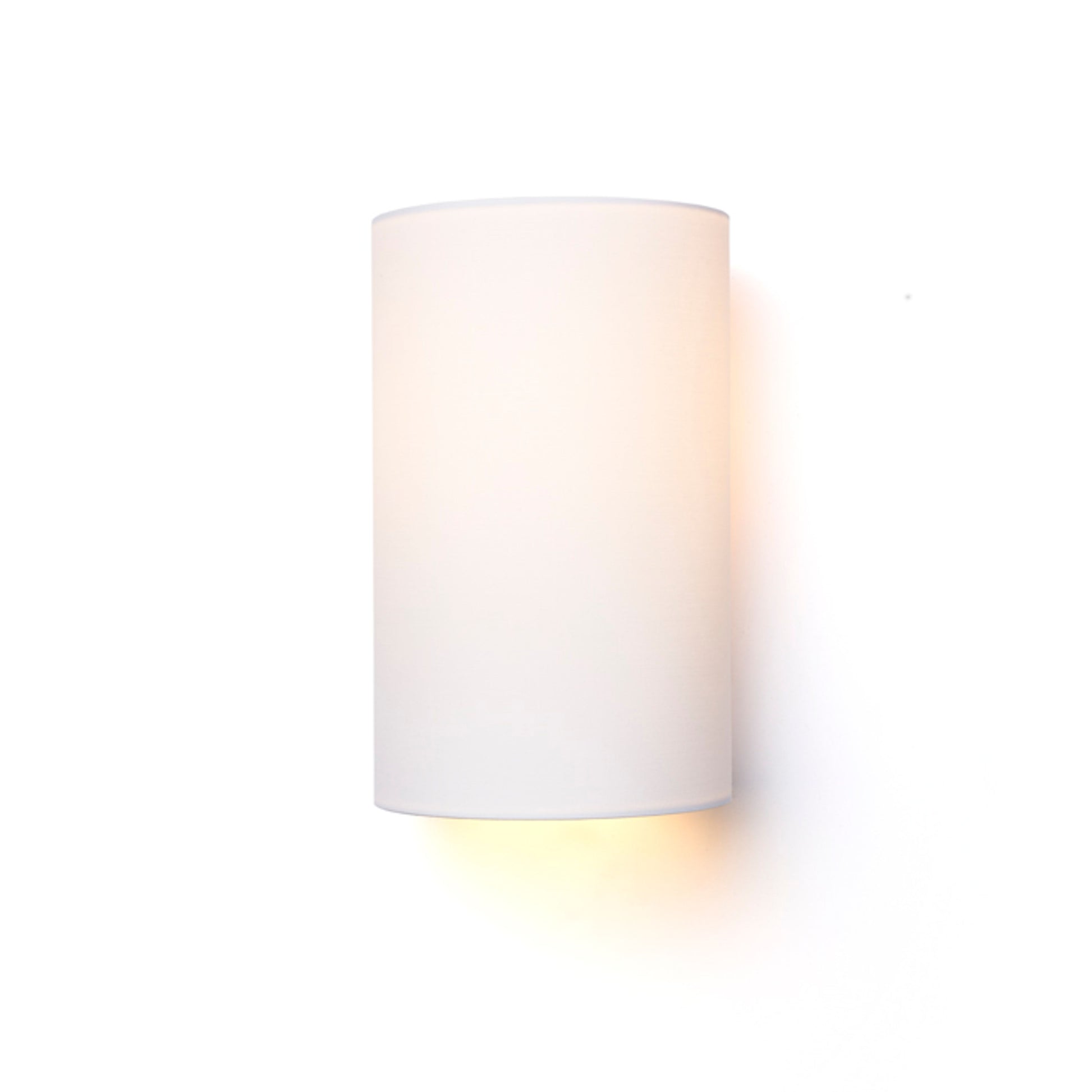 RENDL wall lamp RON W 15/25 wall  Polycotton white/white PVC 230V LED E27 15W R11492 1