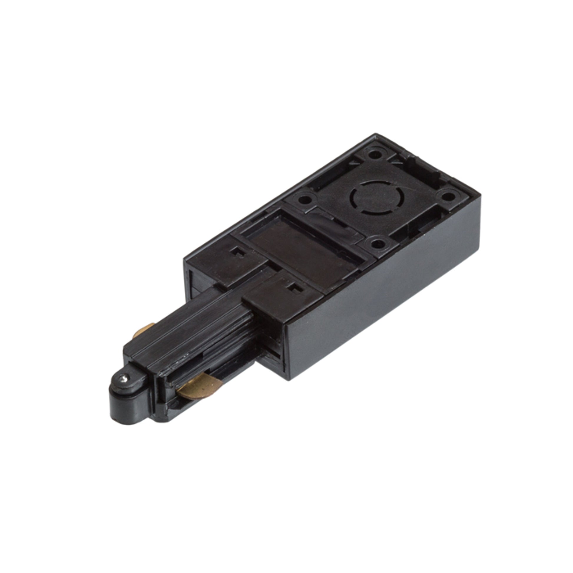 RENDL 1-circuit track system 1F feed-in, polarity left black 230V  R12285 1