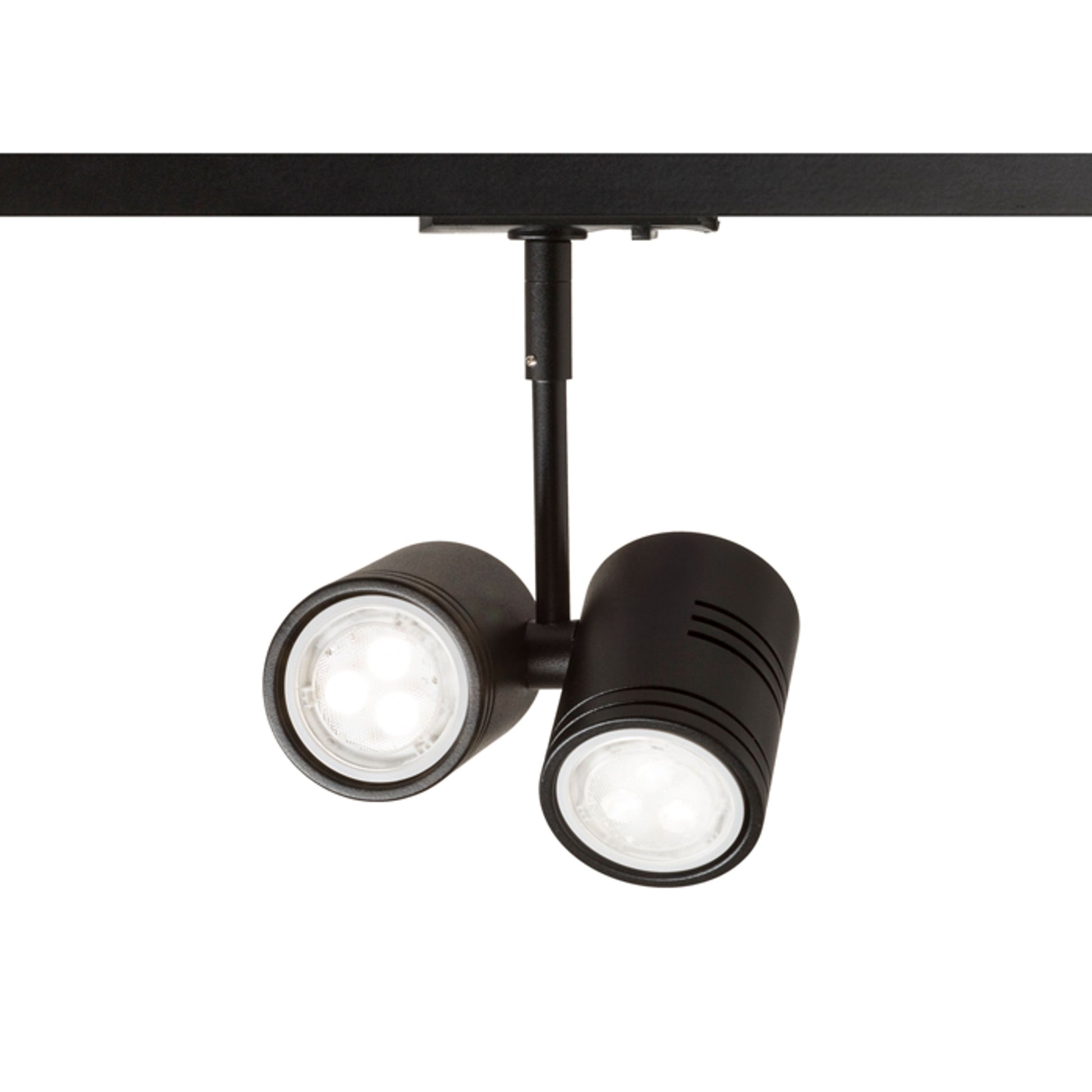 RENDL 1-circuit track system BEEBA II for 1-circuit tracks black  230V LED GU10 2x8W R12316 1