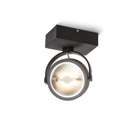 RENDL spotlight KELLY LED I wall black 230V LED 12W 24° 3000K R12333 1