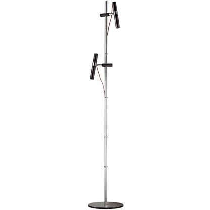 RENDL floor lamp VIPER FL  black chrome 230V LED 2x3W 60°  3000K R12463 1