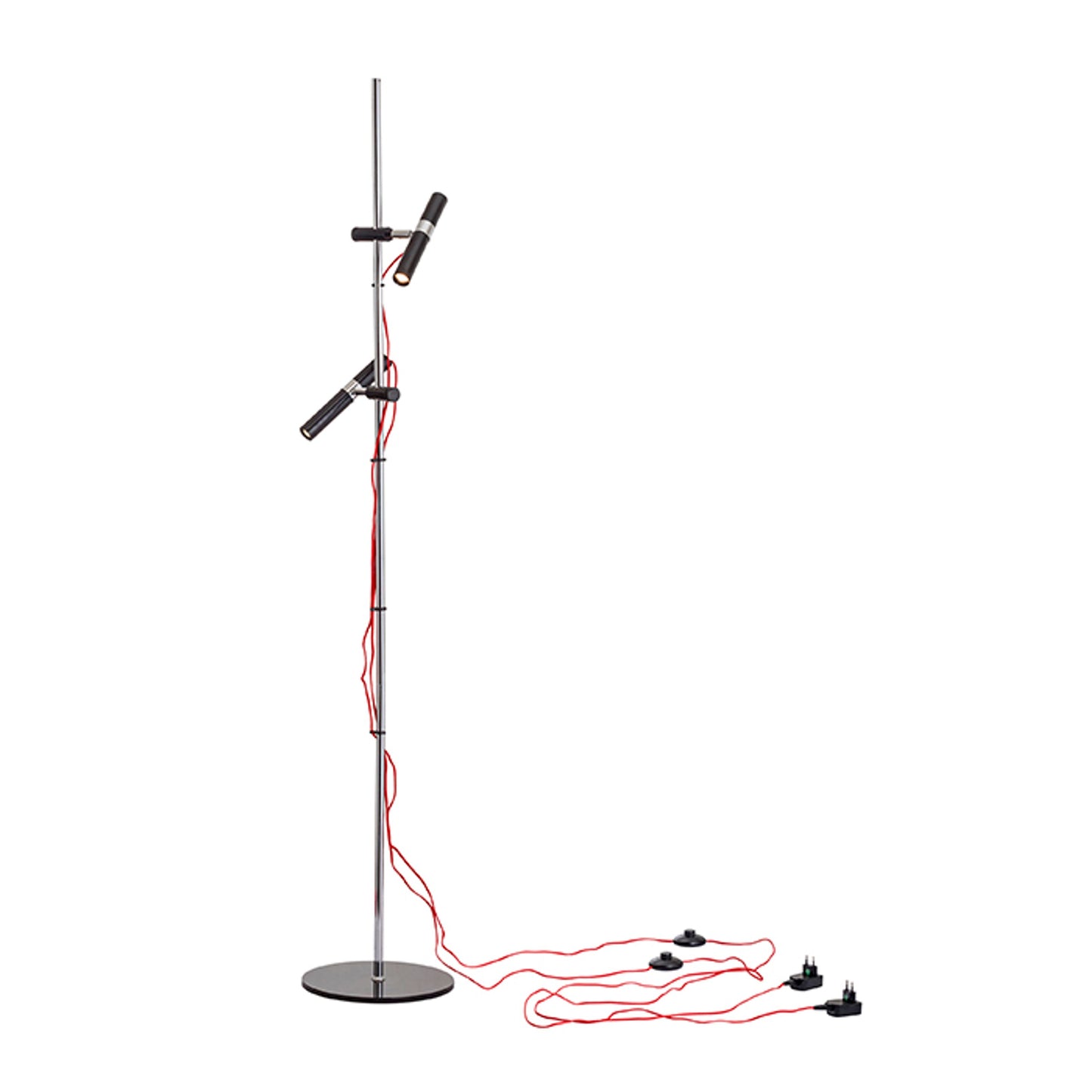RENDL floor lamp VIPER FL  black chrome 230V LED 2x3W 60°  3000K R12463 7