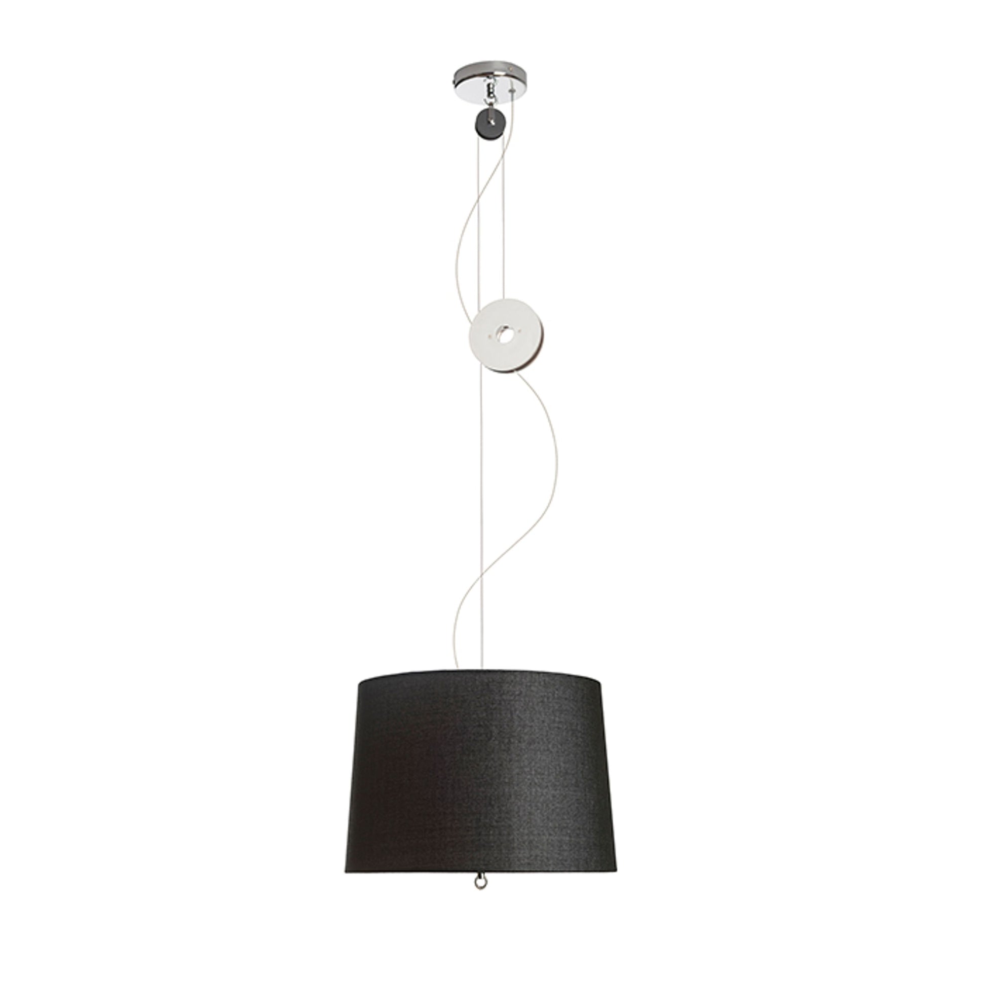 RENDL pendant lamp LEVITA pendant adjustable black chrome 230V LED E27 15W R12478 1