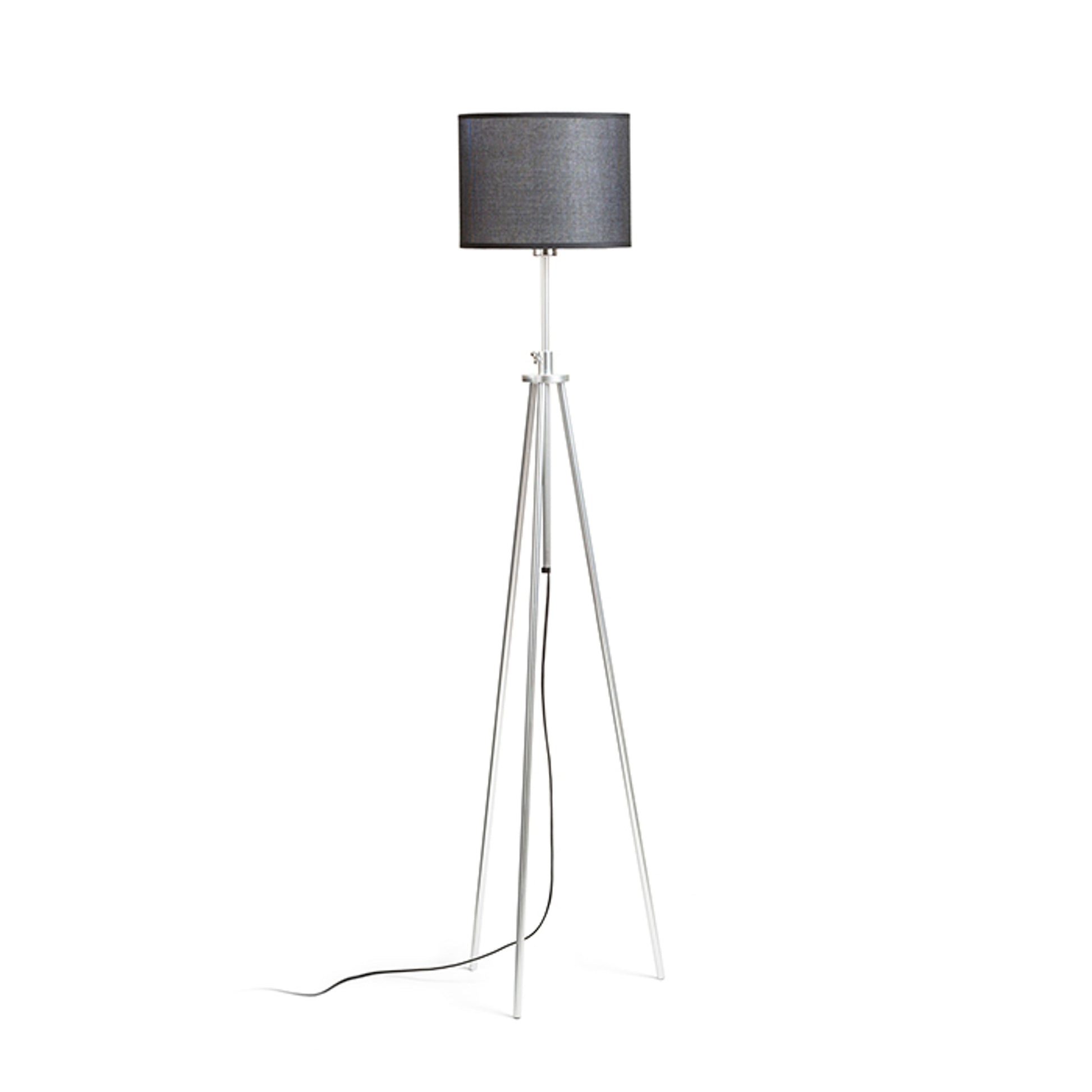 RENDL floor lamp GARDETTE floor black aluminum 230V LED E27 15W R12489 5