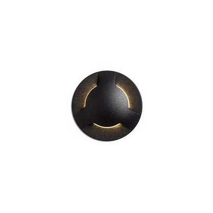 RENDL outdoor lamp KICK III recessed black 230V LED 3W IP54 3000K R12621 7