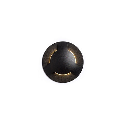 RENDL outdoor lamp KICK III recessed black 230V LED 3W IP54 3000K R12621 9