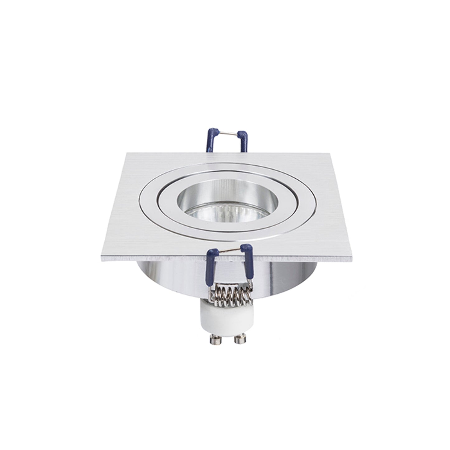 RENDL recessed light PASADENA GU10 SQ I recessed  brushed aluminum 230V LED GU10 7W R12709 3
