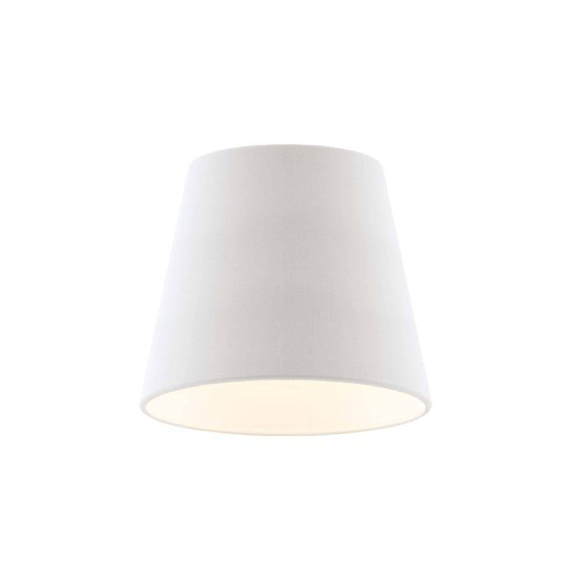 RENDL shades, shade bases, pendent sets NIZZA 18/15 shade Polycotton white/white PVC max. 28W R13113 1