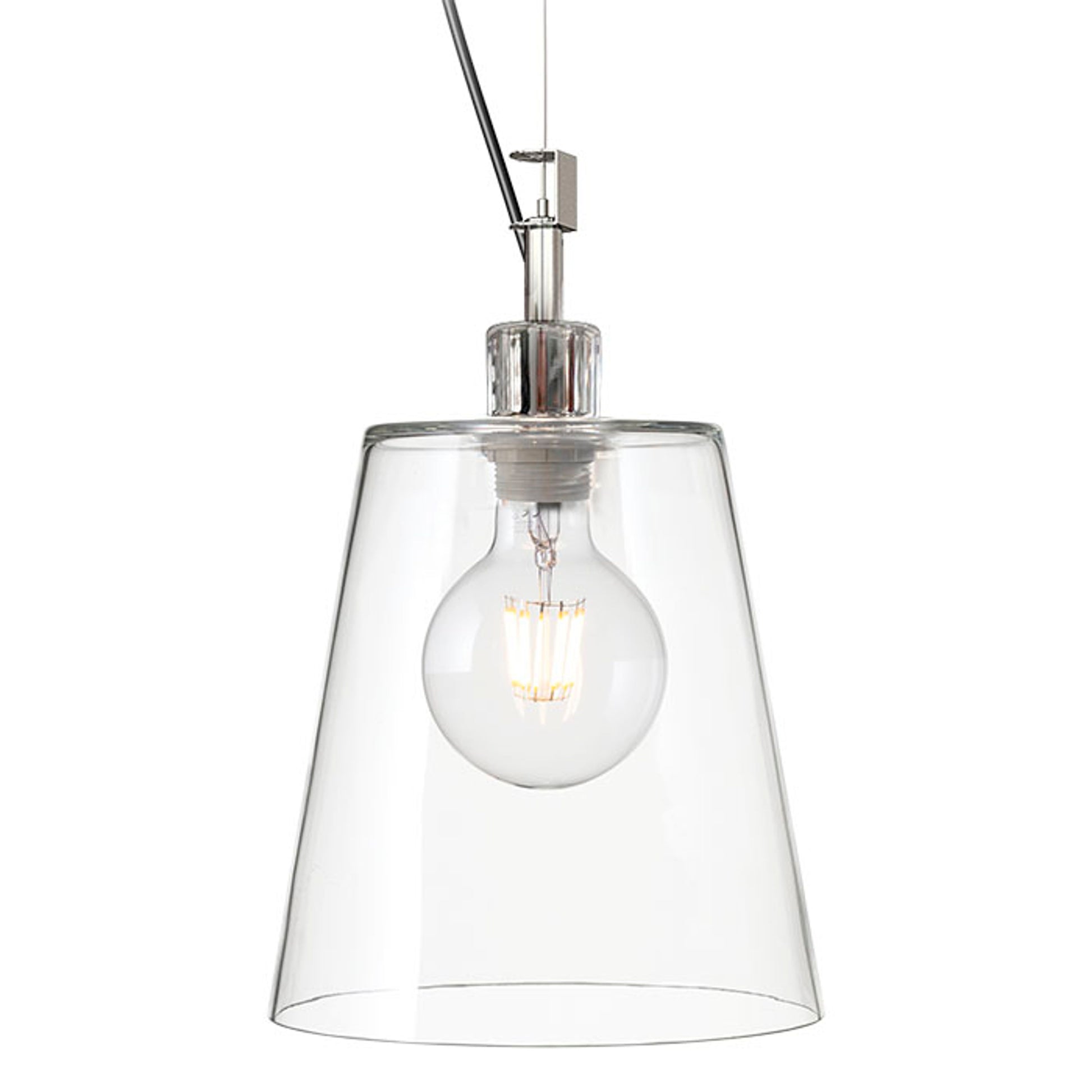 RENDL pendant lamp BABU NEW 22 pendant  clear glass/chrome 230V LED E27 15W R13826 2