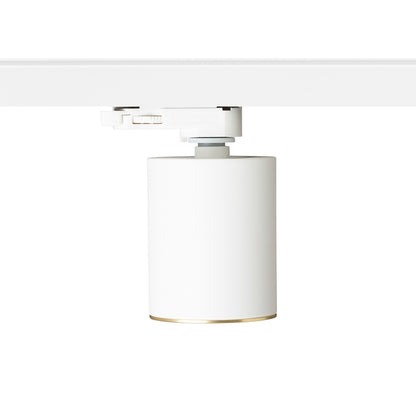 RENDL 3-circuit track system DARIO for 3-circuit tracks white brushed brass 230V LED GU10 9W R13873 5