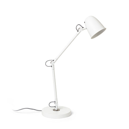 RENDL table lamp DANNY table white matt nickel 230V LED E14 5W R14187 2