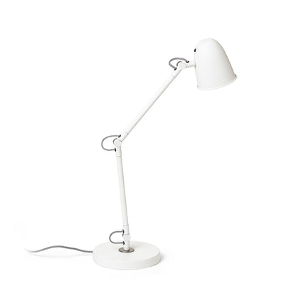 RENDL table lamp DANNY table white matt nickel 230V LED E14 5W R14187 6