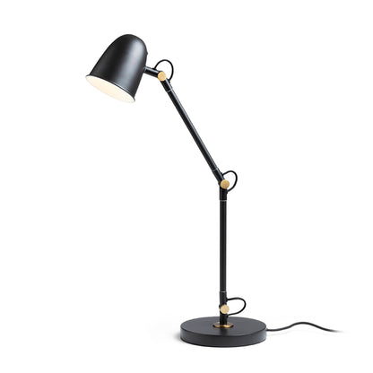RENDL table lamp DANNY table black brass 230V LED E14 5W R14188 8