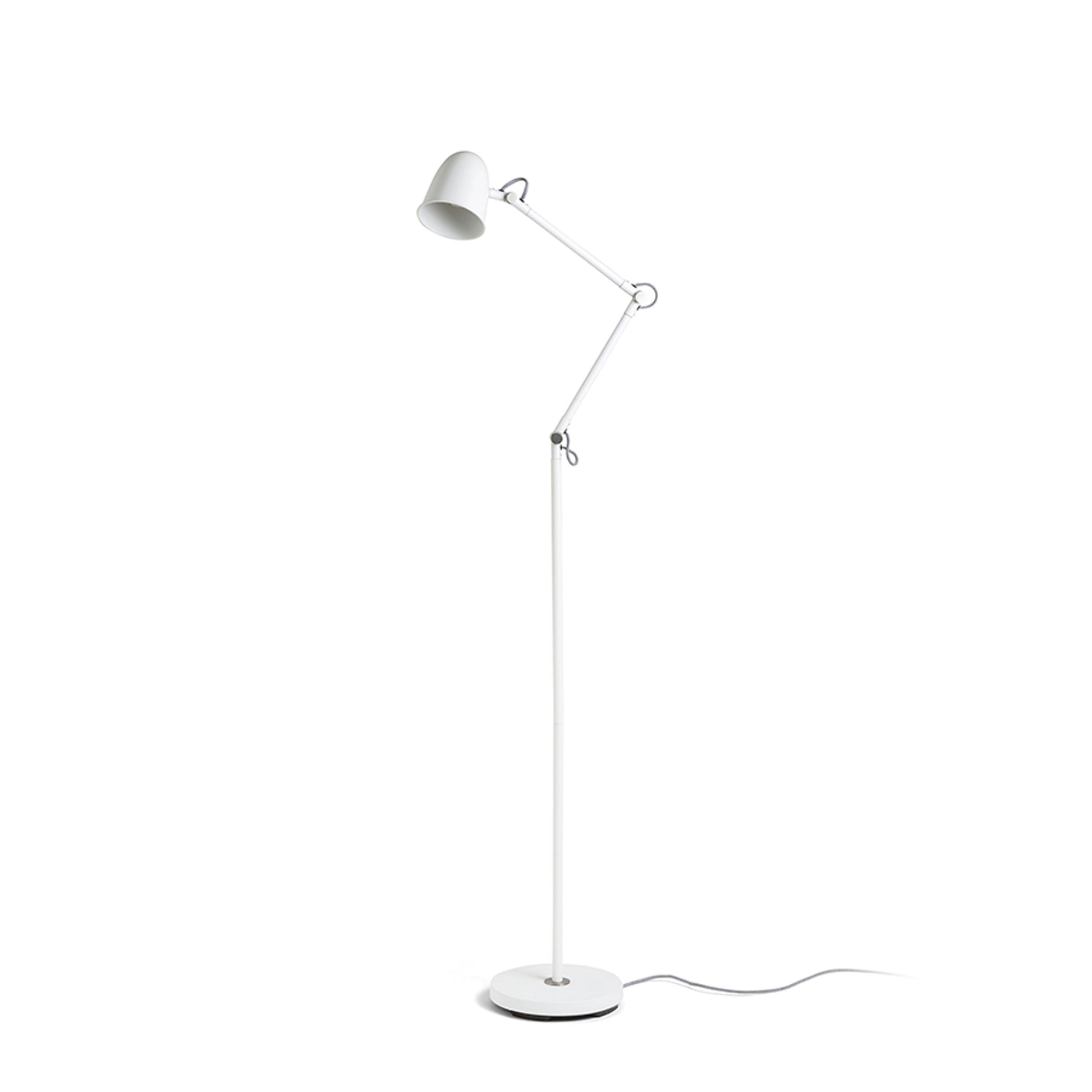 RENDL floor lamp DANNY floor white matt nickel 230V LED E14 5W R14189 1