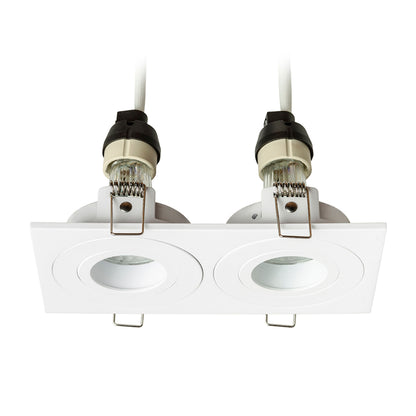 RENDL recessed light GALO II recessed white 230V LED GU10 9W IP65 R14225 7